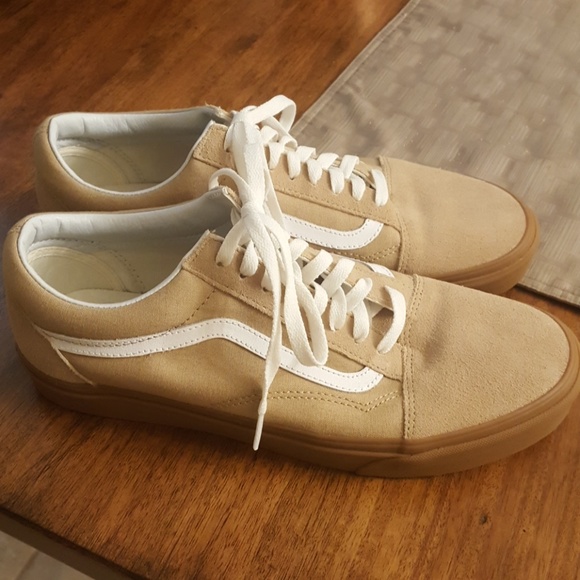 beige mens vans